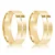 Par de alianças casamento Nice  5mm de ouro 18k  - Anel solitário Brinde - Imagem 1