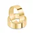Par de alianças Runa 6mm de casamento ouro 18k - Imagem 1