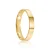 Par de alianças Cecily 4mm de casamento ouro 18k - Imagem 3