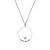 Colar feminino com 1 Coração com Nome Personalizado - PRATA 925 - Imagem 1