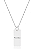 Colar Unissex Personalizado Placa retangular - PRATA 925 - Imagem 1