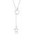 Colar feminino Gravatinha Estrela  - PRATA 925 - Imagem 1