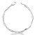 Pulseira Laminada Trancada 2 fios - Imagem 1