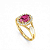 Anel Formatura Feminino Aro Duplo Oval Grande - Ouro 18K - Imagem 7