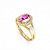 Anel Formatura Feminino Aro Duplo Oval Grande - Ouro 18K - Imagem 8