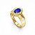 Anel Formatura Feminino pedra Oval - Ouro 18K - Imagem 7