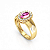 Anel Formatura Feminino pedra Oval - Ouro 18K - Imagem 8
