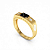Anel Formatura Masculino zircônia Baguete com Detalhes - OURO 18K - Imagem 6