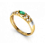 Anel Ouro 18K Formatura Navete com Detalhes - Imagem 2