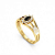 Anel Formatura Feminino Aro Triplo Navete - Ouro 18K - Imagem 9