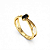 Anel Formatura Feminino Oval Entrelaçado - Ouro 18K - Imagem 6