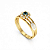 Anel Formatura feminino Aro Triplo Redondo - Ouro 18K - Imagem 10