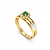 Anel Formatura feminino Aro Triplo Redondo - Ouro 18K - Imagem 11