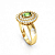 Anel Formatura feminino Oval Grande - Ouro 18K - Imagem 10