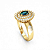 Anel Formatura feminino Oval Grande - Ouro 18K - Imagem 8