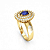 Anel Formatura feminino Oval Grande - Ouro 18K - Imagem 11