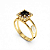 Anel Formatura Feminino Quadrado - Ouro 18K - Imagem 6