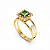 Anel Formatura Feminino Quadrado - Ouro 18K - Imagem 9