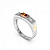 Anel Formatura Masculino Baguete com Detalhes - PRATA 925 - Imagem 5
