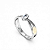 Anel Formatura feminino Oval Entrelaçado - Prata 925 - Imagem 4