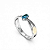 Anel Formatura feminino Oval Entrelaçado - Prata 925 - Imagem 10