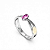 Anel Formatura feminino Oval Entrelaçado - Prata 925 - Imagem 11