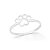 Anel feminino de pet - PRATA 925 - Imagem 1