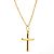 Corrente masculina com Pingente Cruz - OURO 18K - Imagem 1