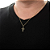 Corrente masculina com Pingente Cruz - OURO 18K - Imagem 3