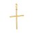 Pingente Unissex Cruz Palito - Ouro 18k - Imagem 1