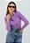 Camisa Manga Longa Viscose com Elastano Lilás - Imagem 6