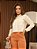 Camisa Cropped Manga Longa Iza Palha - Imagem 3