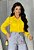 Camisa Manga Longa Eunice Amarela - Imagem 2