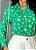 Camisa de Viscose Estamapada Verde Manga Longa - Imagem 5