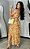 Vestido Longo Valentina Estampa Marrom - Imagem 4