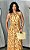 Vestido Longo Valentina Estampa Marrom - Imagem 3