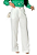 Calça Wide Leg Antonela Off White - Imagem 1