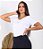 Blusa Melinda Branca Social - Imagem 3