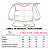 Blusa Aurora Estampa Azul Petróleo - Imagem 7
