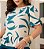 Blusa Aurora Estampa Azul Petróleo - Imagem 5