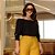 Blusa Feminina Ombro a Ombro Preta - Imagem 4