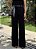 Calça Social Feminina Wide Leg Antonela Cintura Alta Preta - Imagem 5