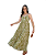 Vestido Longo Feminino Serena Viscose 100% Estampado Costas Abertas 3 Marias - Imagem 1