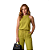 Blusa Maysa Viscose Gola Alta Decote Halter Verde Pistache - Imagem 1
