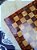 96 - Tabuleiro de xadrez em madeira maciça nobre (end grain) - Imagem 5