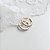 Brinco de Ouro 18k Argola Cravejado 15mm - Imagem 2