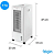 Climatizador de Ar Portátil FCE 3 em 1 Elgin Branco 7,5 Litros 110V - Imagem 2