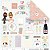 Colecao Amizade e Tudo - Folha  Hora do chá - Juju Scrapbook - Imagem 1