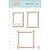 Colecao Momento de Sorrir - Enfeite Chipboard Off-White Moldurinhas - Juju Scrapbook - Imagem 1