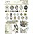 Coleção Simple Vintage Weathered Garden - Decorative Brads - Simple Stories - Imagem 1